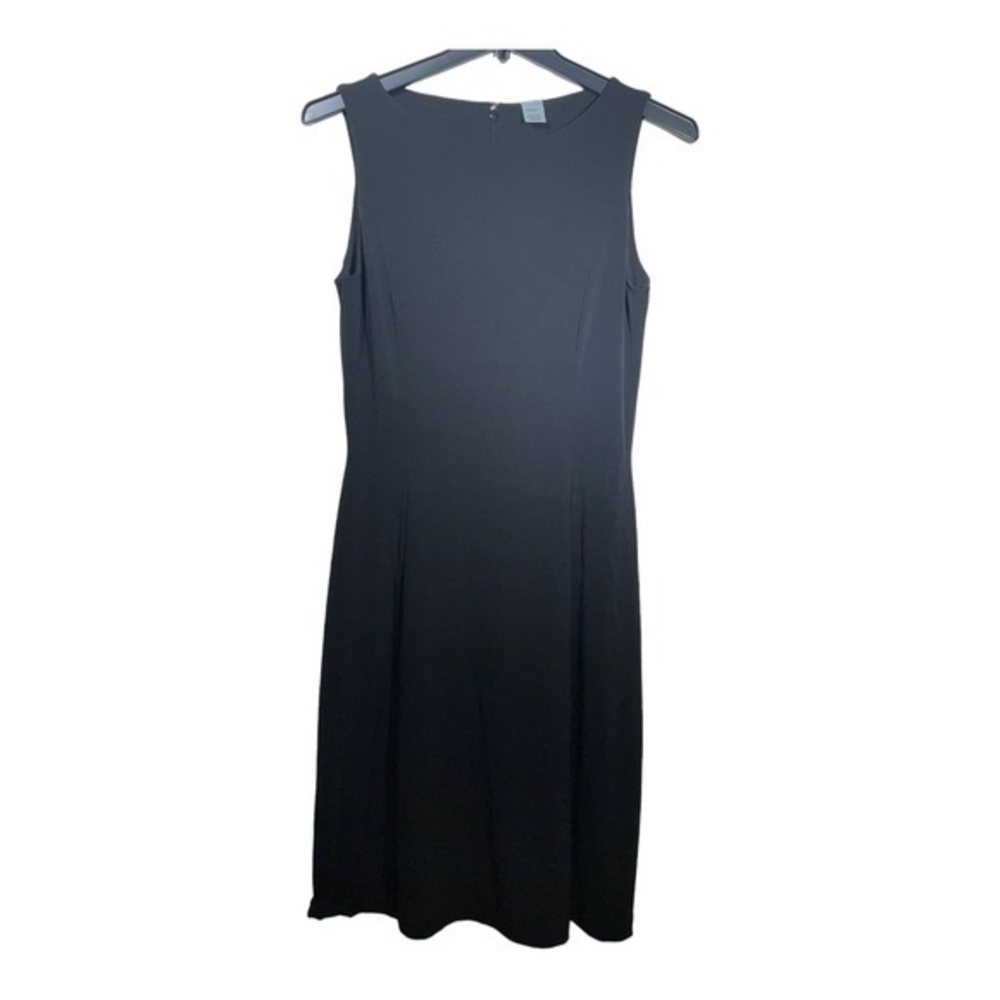 Jockey P2P Black Sleeveless Dress Slinky Business Attire Sheath Dress Size Mediu